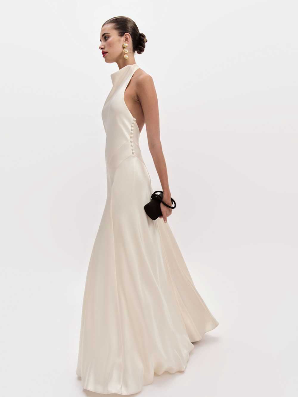 Reformation Roy Satin Dress